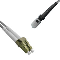 Indoor Armored Duplex LC/UPC to MTRJ/UPC Patch Cord 62.5/125 Multimode