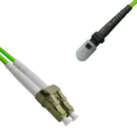 Indoor Armored Duplex LC/UPC to MTRJ/UPC Patch Cord OM5 50/125 MM