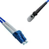 Indoor Armored Duplex LC/UPC to MTRJ/UPC Patch Cord 9/125 Singlemode