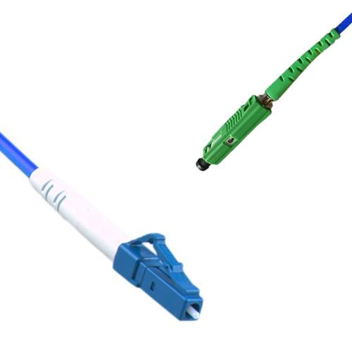 Indoor Armored Simplex LC/UPC to MU/APC Patch Cord 9/125 Singlemode