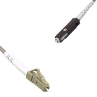 Indoor Armored Simplex LC/UPC to MU/UPC Patch Cord 62.5/125 Multimode