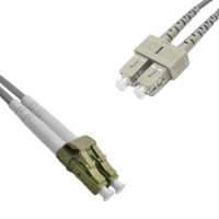 Indoor Armored Duplex LC/UPC to SC/UPC Patch Cord 62.5/125 Multimode
