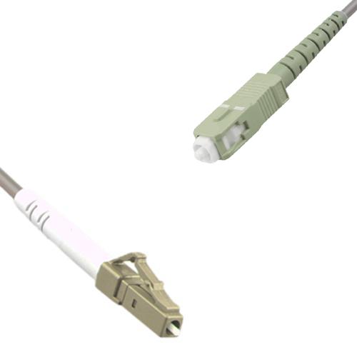 Indoor Armored Simplex LC/UPC to SC/UPC Patch Cord 50/125 Multimode