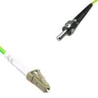 Indoor Armored Simplex LC/UPC to SMA905/UPC Patch Cord OM5 50/125 MM