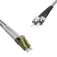 Indoor Armored Duplex LC/UPC to ST/UPC Patch Cord 62.5/125 Multimode