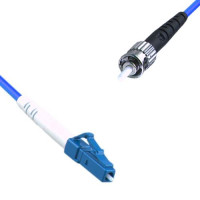 Indoor Armored Simplex LC/UPC to ST/UPC Patch Cord 9/125 Singlemode