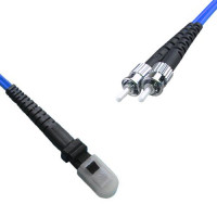 Indoor Armored Duplex MTRJ/UPC to ST/UPC Patch Cord 9/125 Singlemode