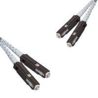 Indoor Armored Duplex MU/UPC to MU/UPC Patch Cord 62.5/125 Multimode