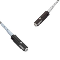 Indoor Armored Simplex MU/UPC to MU/UPC Patch Cord 50/125 Multimode