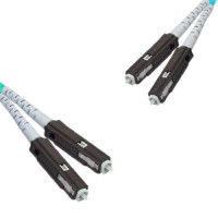 Indoor Armored Duplex MU/UPC to MU/UPC Patch Cord OM4 50/125 Multimode