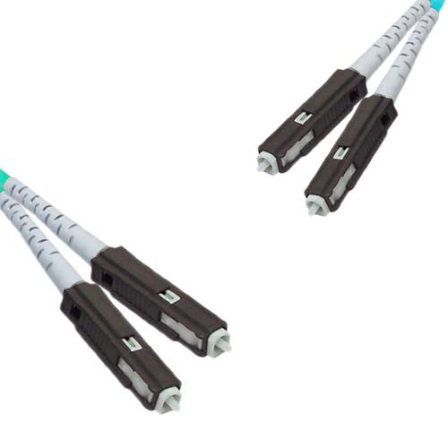 Indoor Armored Duplex MU/UPC to MU/UPC Patch Cord OM4 50/125 Multimode