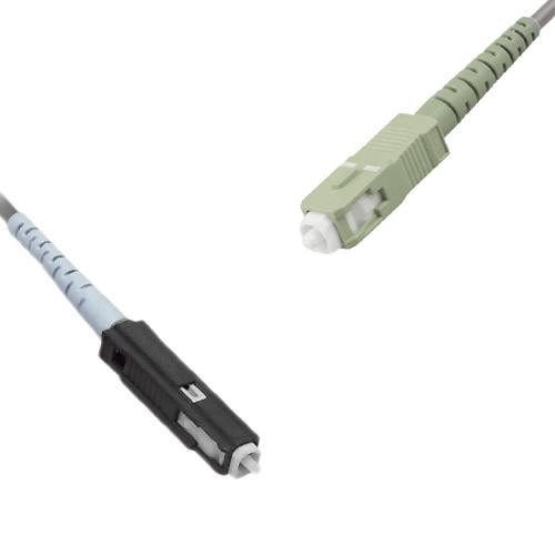 Indoor Armored Simplex MU/UPC to SC/UPC Patch Cord 50/125 Multimode