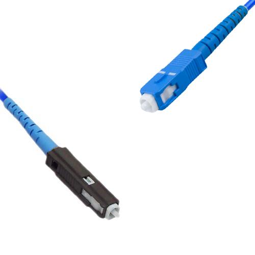 Indoor Armored Simplex MU/UPC to SC/UPC Patch Cord 9/125 Singlemode