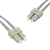 Indoor Armored Duplex SC/UPC to SC/UPC Patch Cord 62.5/125 Multimode