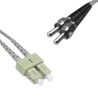 Indoor Armored Duplex SC/UPC to SMA905/UPC Patch Cord 62.5/125 MM