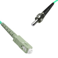 Indoor Armored Simplex SC/UPC to SMA905/UPC Patch Cord OM3 50/125 MM