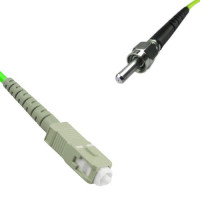 Indoor Armored Simplex SC/UPC to SMA905/UPC Patch Cord OM5 50/125 MM