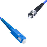 Indoor Armored Simplex SC/UPC to ST/UPC Patch Cord 9/125 Singlemode