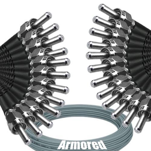 Indoor Armored 12 Fiber SMA905/UPC-SMA905/UPC Patch Cord 62.5/125 MM