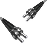 Indoor Armored Duplex SMA905/UPC to SMA905/UPC Patch Cord 62.5/125 MM