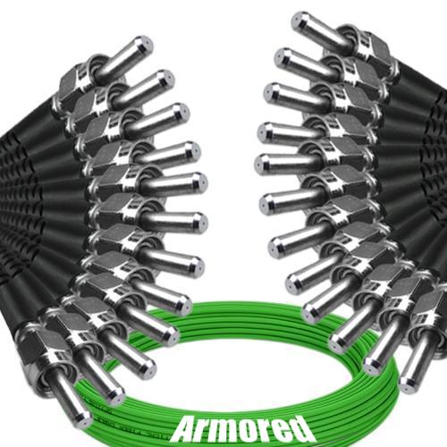 Indoor Armored 12 Fiber SMA905/UPC-SMA905/UPC Patch Cord OM5 50/125 MM