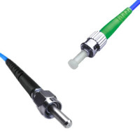 Indoor Armored Simplex SMA905/UPC to ST/APC Patch Cord 9/125 SM