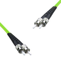 Indoor Armored Duplex ST/UPC to ST/UPC Patch Cord OM5 50/125 Multimode