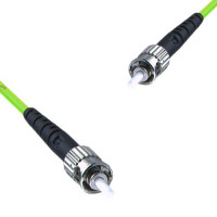 Indoor Armored Simplex ST/UPC to ST/UPC Patch Cord OM5 50/125 MM