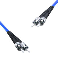Indoor Armored Duplex ST/UPC to ST/UPC Patch Cord OS2 9/125 Singlemode