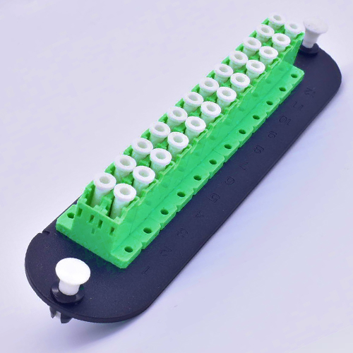 CCH Compatible Adapter Panel LC/APC Green Duplex 12 Port 9/125 Singlemode