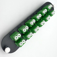 CCH Compatible Adapter Panel LC/APC Green Duplex 12 Port 9/125 Singlemode