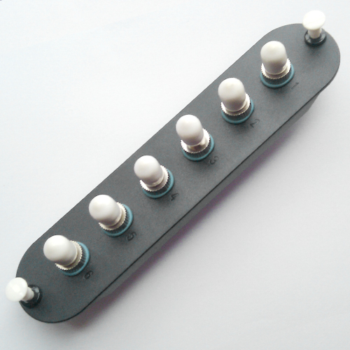 CCH Compatible Adapter Panel ST/UPC Singlemode Simplex 6 Port 9/125 Singlemode