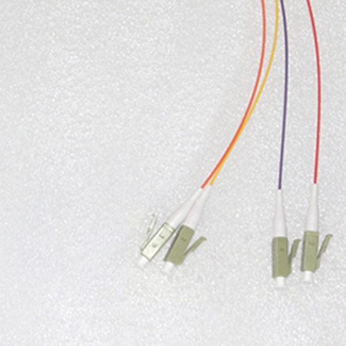 4 Fiber LC/UPC Color Coded Pigtails OM5 50/125 Multimode