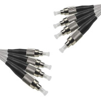 Indoor Drop Cable 4 Fiber FC/UPC to FC/UPC G657A 9/125 Singlemode