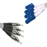 Indoor Drop Cable 4 Fiber FC/UPC to LC/UPC G657A 9/125 Singlemode