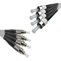 Indoor Drop Cable 4 Fiber FC/UPC to ST/UPC G657A 9/125 Singlemode