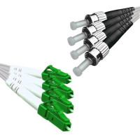 Indoor Drop Cable 4 Fiber LC/APC to ST/UPC G657A 9/125 Singlemode