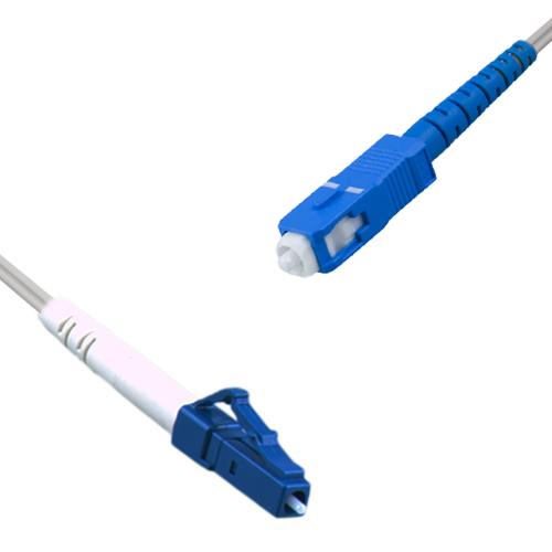 Indoor Drop Cable Simplex LC/UPC to SC/UPC G657A 9/125 Singlemode