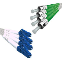 Indoor Drop Cable 4 Fiber LC/UPC to ST/APC G657A 9/125 Singlemode