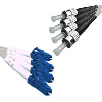 Indoor Drop Cable 4 Fiber LC/UPC to ST/UPC G657A 9/125 Singlemode
