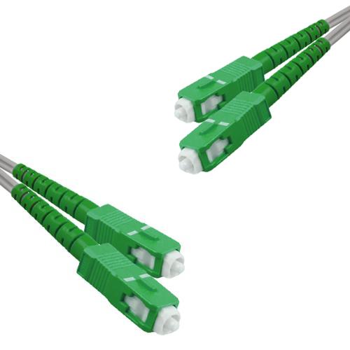 Indoor Drop Cable Duplex SC/APC to SC/APC G657A 9/125 Singlemode