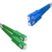 Indoor Drop Cable Duplex SC/APC to SC/UPC G657A 9/125 Singlemode