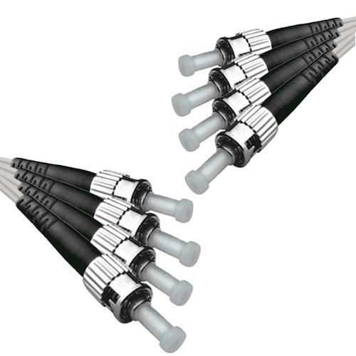 Indoor Drop Cable 4 Fiber ST/UPC to ST/UPC G657A 9/125 Singlemode