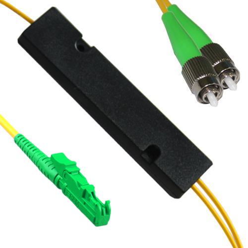 1x2 E2000/APC to FC/APC FBT Splitter OS2 9/125 Singlemode