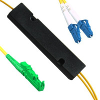 1x2 E2000/APC to LC/UPC FBT Splitter OS2 9/125 Singlemode