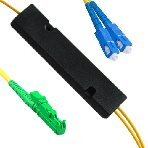 1x2 E2000/APC to SC/UPC FBT Splitter OS2 9/125 Singlemode