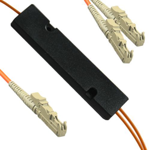 1x2 E2000/UPC to E2000/UPC FBT Splitter OM1 62.5/125 Multimode