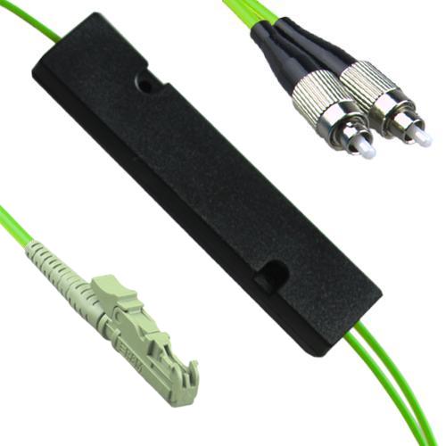 1x2 E2000/UPC to FC/UPC FBT Splitter OM5 50/125 Multimode
