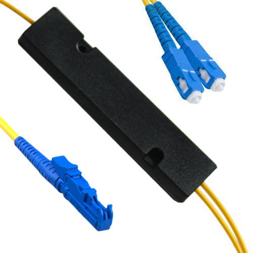 1x2 E2000/UPC to SC/UPC FBT Splitter OS2 9/125 Singlemode