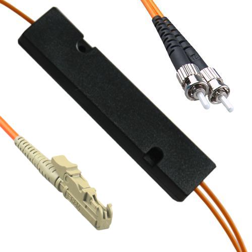 1x2 E2000/UPC to ST/UPC FBT Splitter OM2 50/125 Multimode
